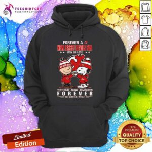 Pretty A New Jersey Devils Fan Yesterday Today Tomorrow Forever Hoodie