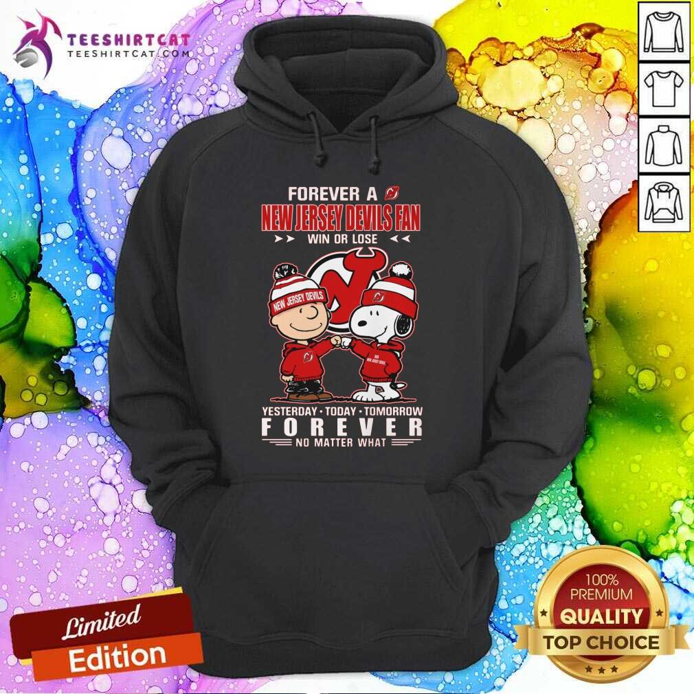 Pretty A New Jersey Devils Fan Yesterday Today Tomorrow Forever Hoodie