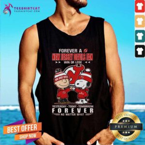 Pretty A New Jersey Devils Fan Yesterday Today Tomorrow Forever Tank-top