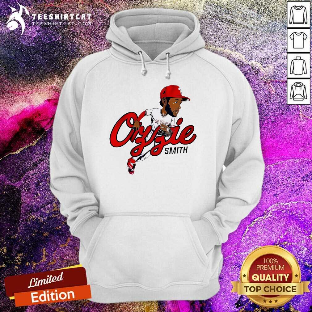 Pretty St. Louis Cardinals Ozzie Smith Caricature Hoodie
