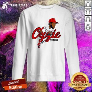 Pretty St. Louis Cardinals Ozzie Smith Caricature Sweatshirt