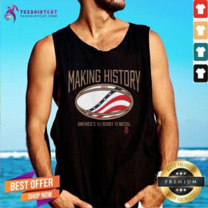 Pretty USRPA Making History America’s 1st Rugby 7s Medal Tank-top