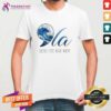 Pretty Women’s Comma La Catch The Blue Wave Print T-Shirt