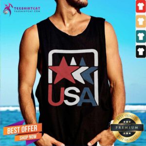 Top USA Stars In Motion Tank-top