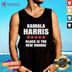Awesome Joe Biden Kamala Harris Black Is The New Orange Tank-top