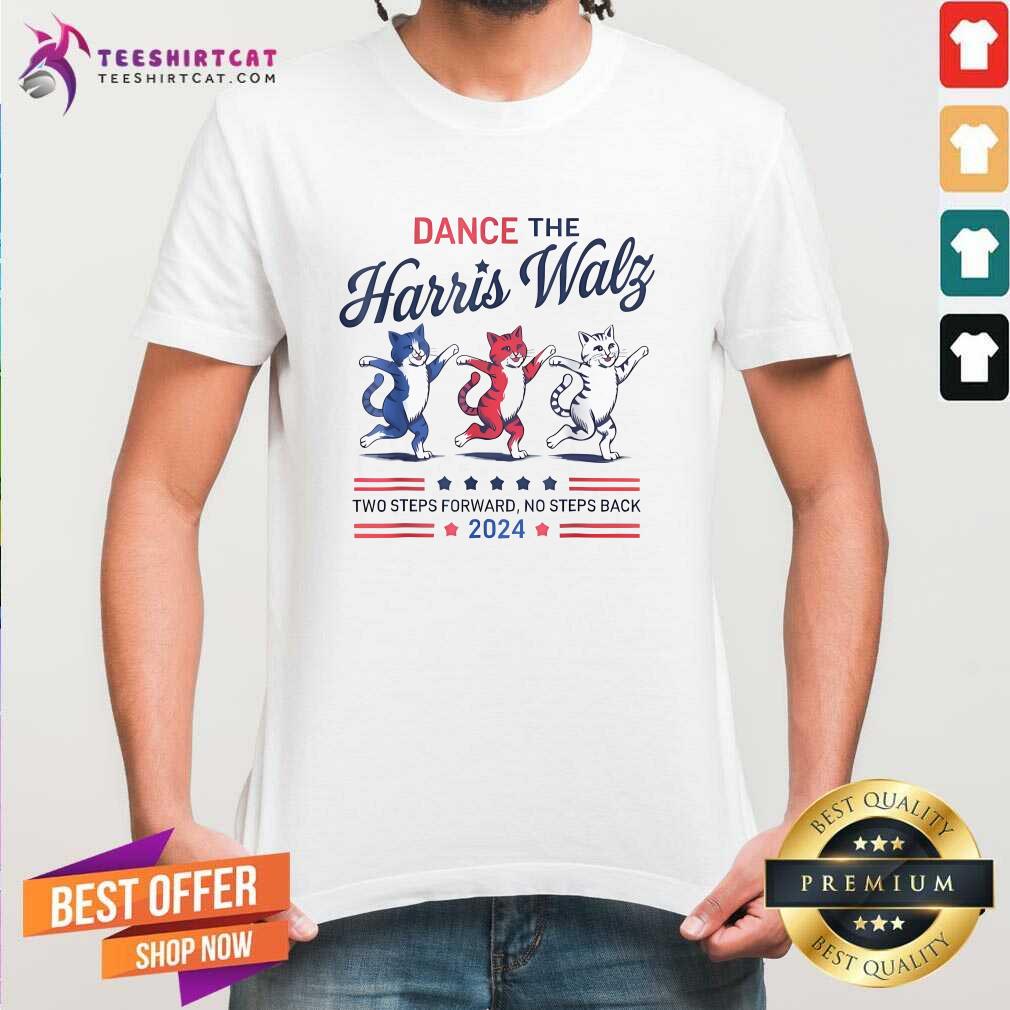 Awesome Kamala Harris Walz 2024 Walz Dance 2 Steps Forward T-Shirt