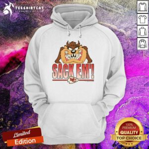 Awesome Looney Tunes Taz Sack Em' X Kansas City Chiefs Hoodie