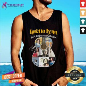 Awesome Loretta Lynn 65th Anniversary Collection Tank-top