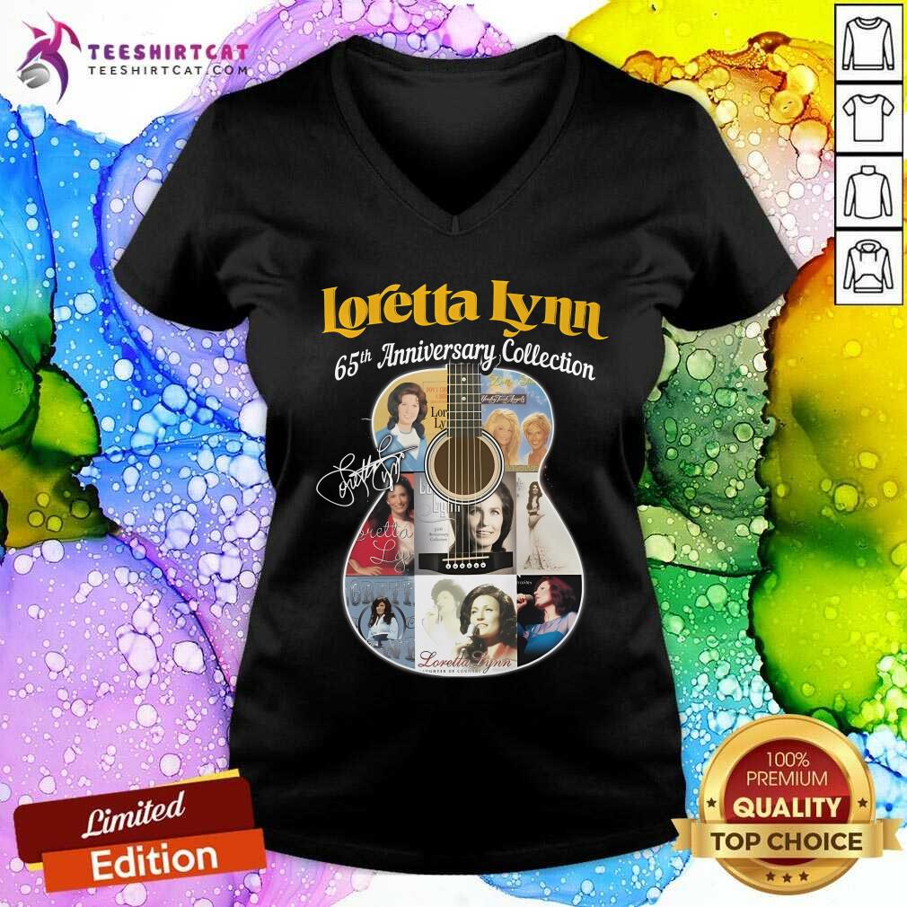 Awesome Loretta Lynn 65th Anniversary Collection V-neck