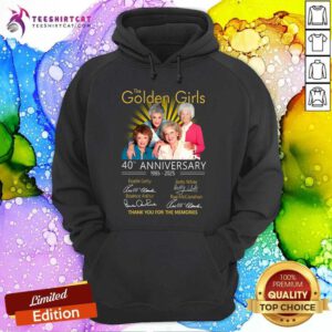 Awesome The Golden Girls 40th Anniversary 1985-2025 Hoodie