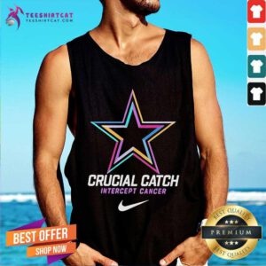 Funny Dallas Cowboys X Nike 2024 NFL Crucial Catch Tank-top