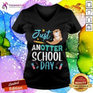 Funny Just Anotter School Day V-neck
