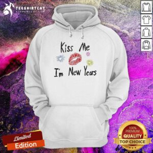 Funny Kiss Me I'm New Year's Marcus Pork Hoodie