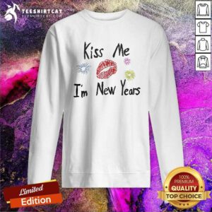 Funny Kiss Me I'm New Year's Marcus Pork Sweatshirt