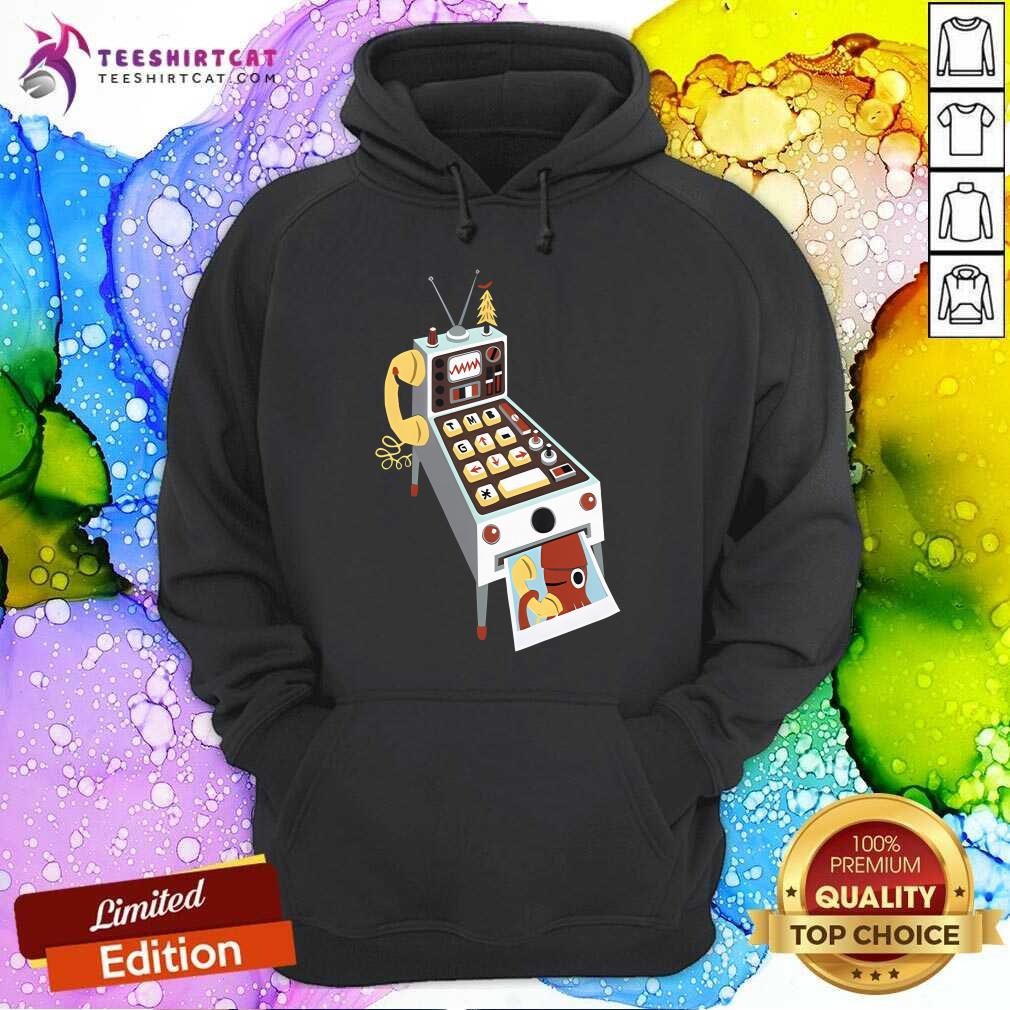 Funny Squid And Machine Hoodie