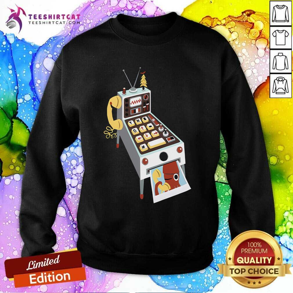 Funny Squid And Machine Sweatshirt
