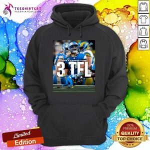 Good Detroit Lions Alex Anzalone 3 Tel Ties A Career High Poster Hoodie