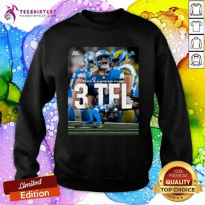 Good Detroit Lions Alex Anzalone 3 Tel Ties A Career High Poster Sweatshirt