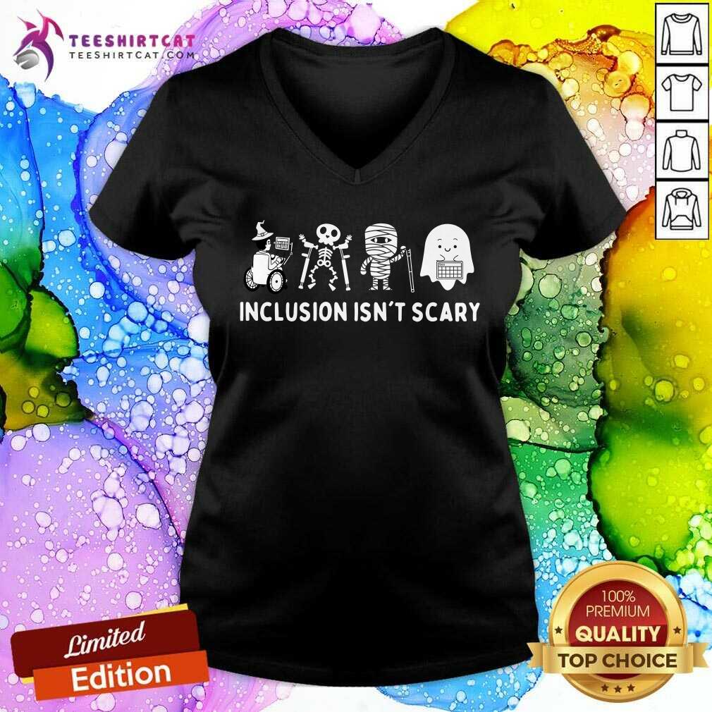 Good Inclusion Isn't Scary Halloween V-neck