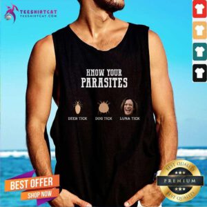 Good Know Your Parasites Republican Tank-top