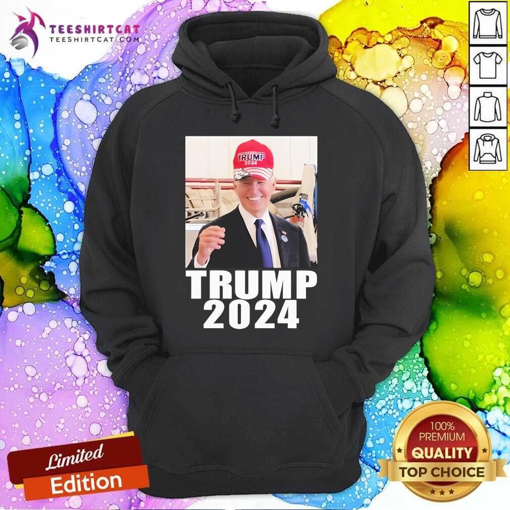Hot Joe Biden Trump 2024 Hat Hoodie