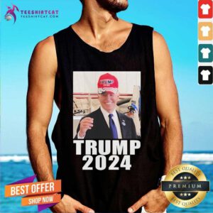 Hot Joe Biden Trump 2024 Hat Tank-top