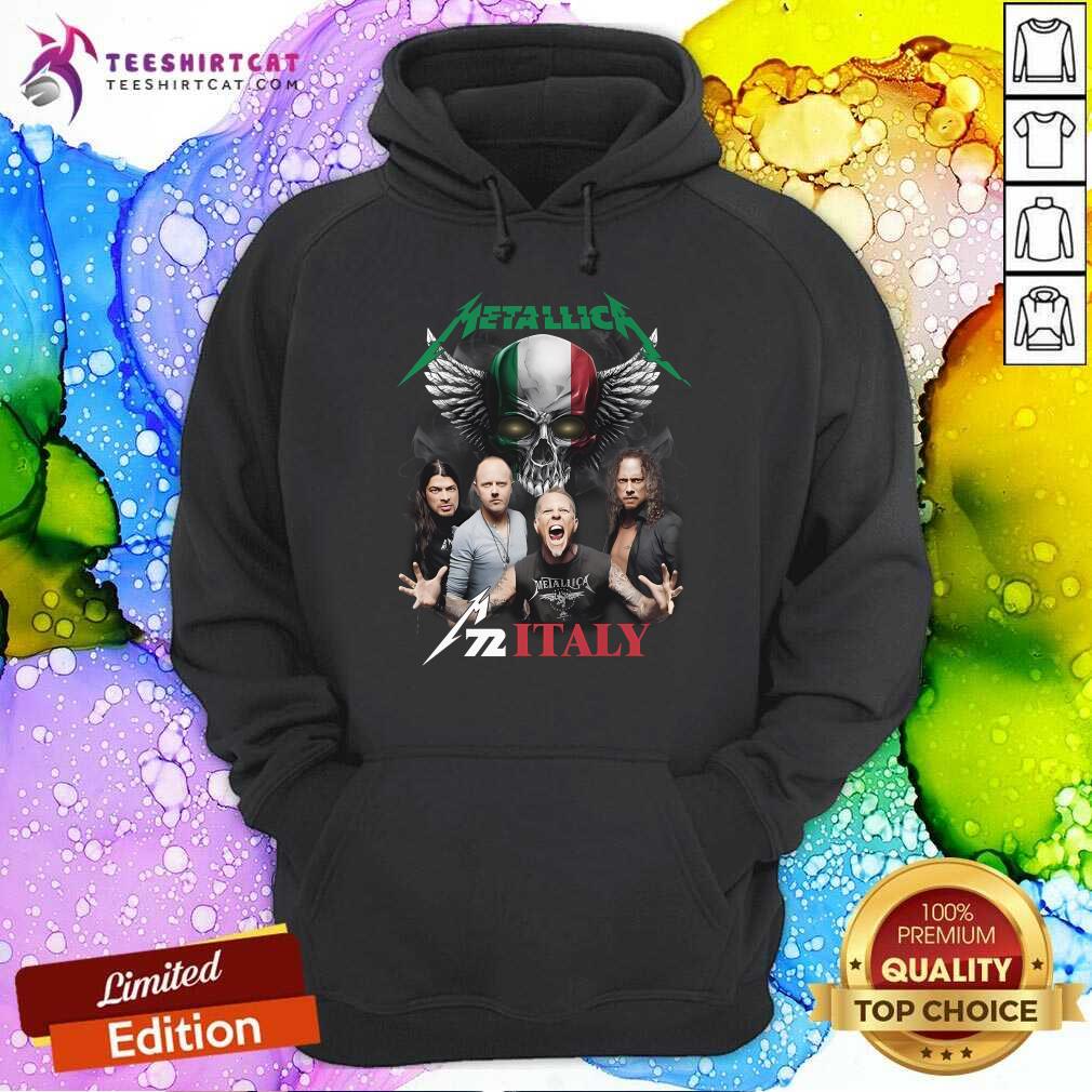Hot Metallic Metallica Italy 2024 Hoodie