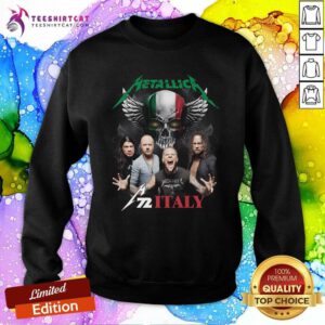 Hot Metallic Metallica Italy 2024 Sweatshirt