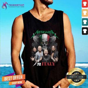 Hot Metallic Metallica Italy 2024 Tank-top