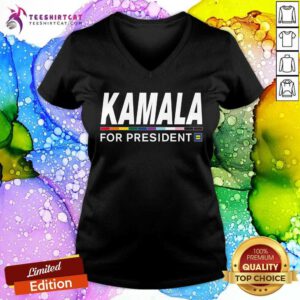 Nice Kamala For President LGBTQ V-neck