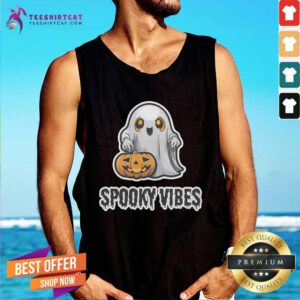 Official Spooky Vibes Halloween Tank-top