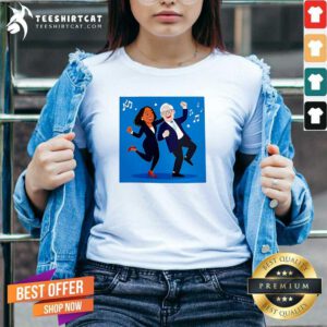 Official Tim Walz And Kamala Harris Dancing V-neck