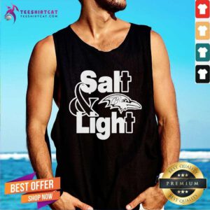 Original John Harbaugh Salt And Light Coach Baltimore Ravens Tank-top