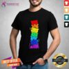 Original LGBT+ Cat Stack Rainbow Pride Equality T-Shirt