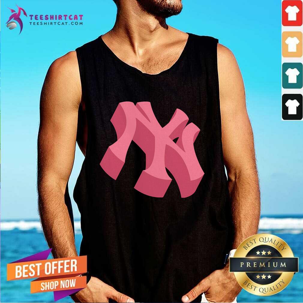 Original MLB 3D Logo New York Tank-top
