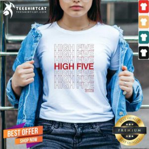Original Tanner Smith High Five Spread Joy All Over The World V-neck