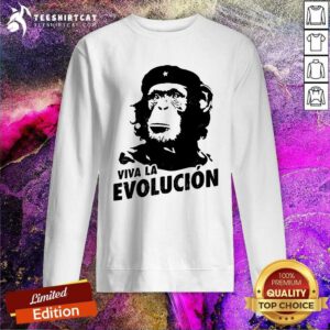 Original Viva La Evolucion Monkey Sweatshirt