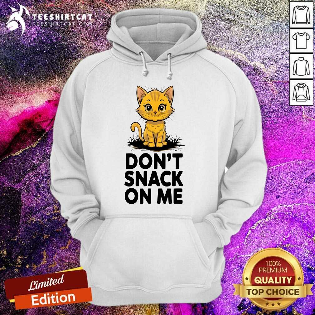 Premium Don't Snack On Me Cat Hoodie