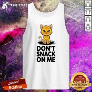 Premium Don't Snack On Me Cat Tank-top