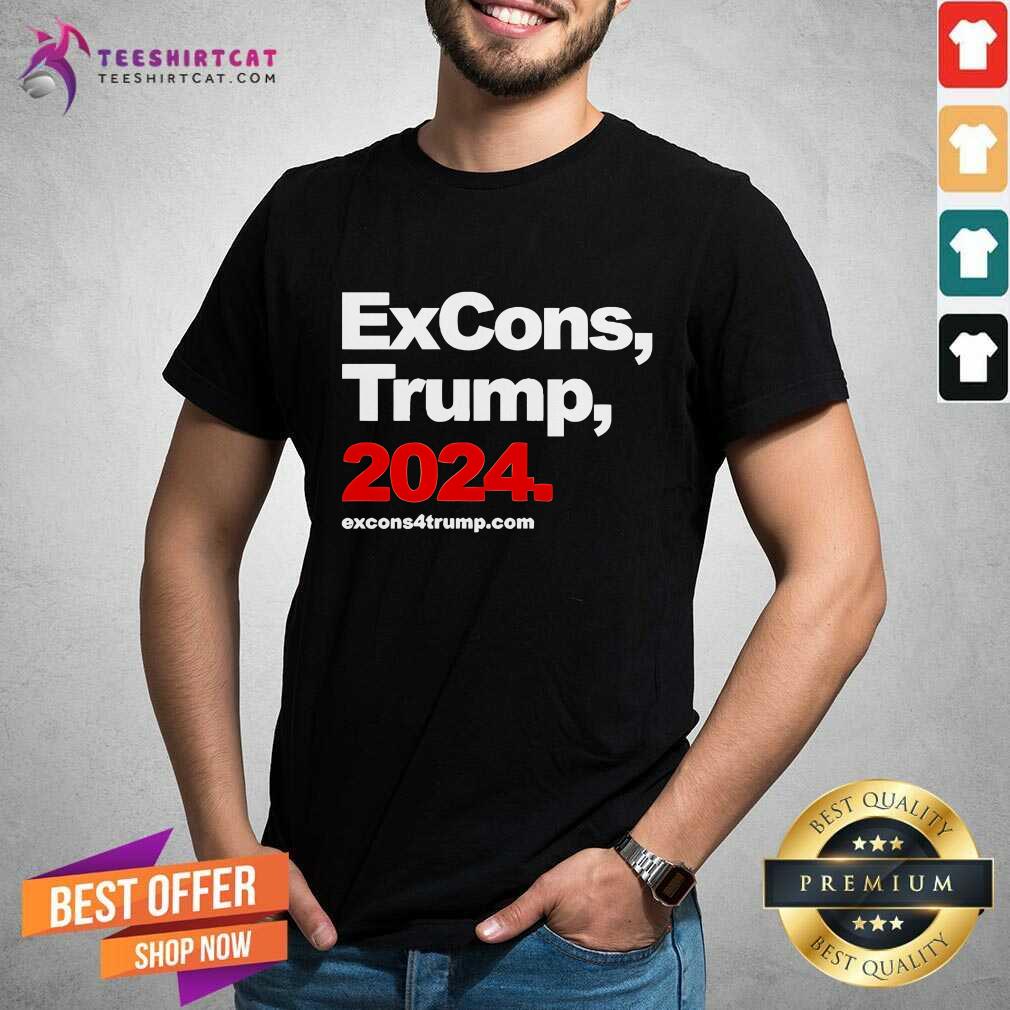 Premium Excons Trump 2024 Ex-Cons For Trump T-Shirt