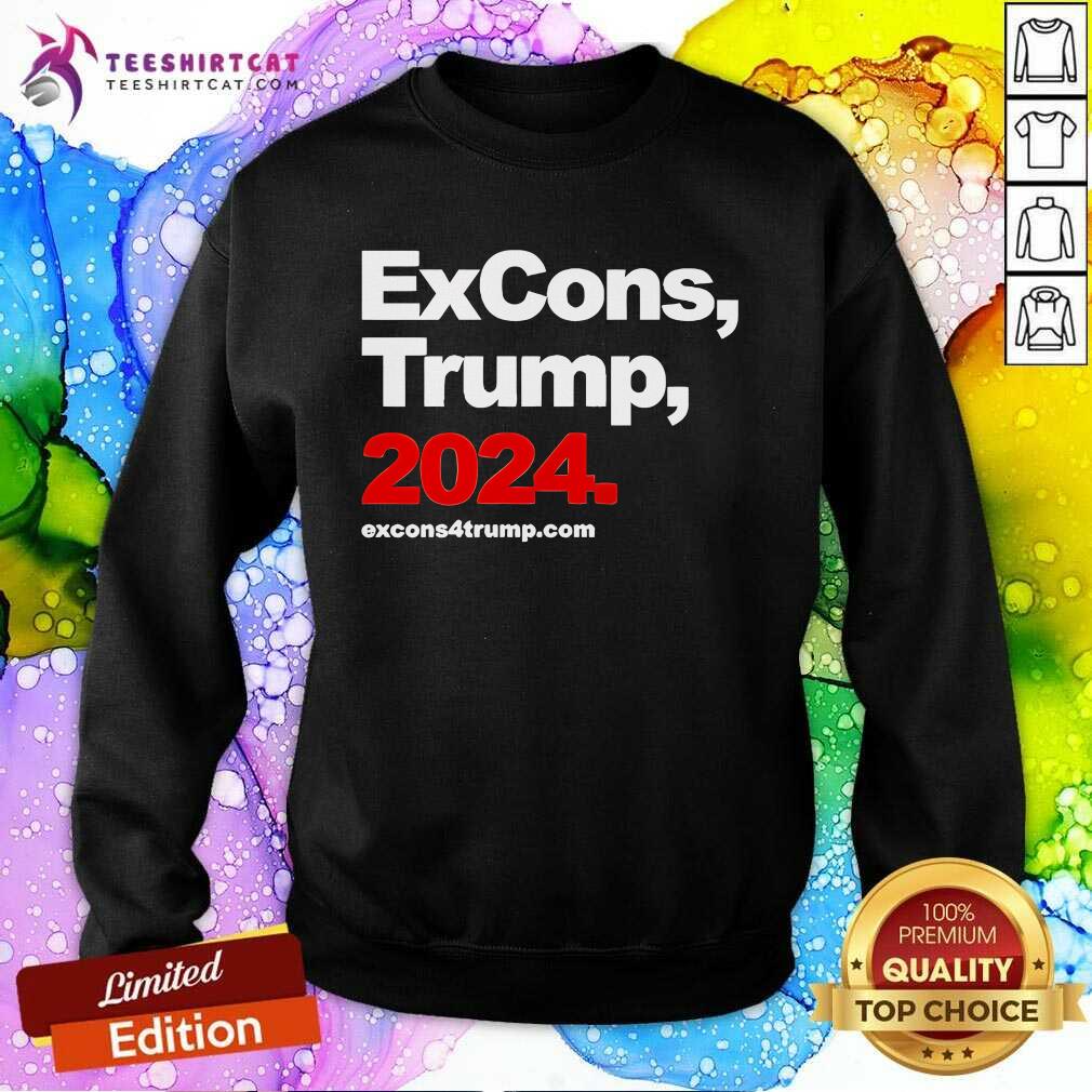 Premium Excons Trump 2024 Ex-Cons For Trump Sweatshirt