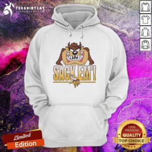 Premium Looney Tunes Taz Sack Em' X Minnesota Vikings Hoodie