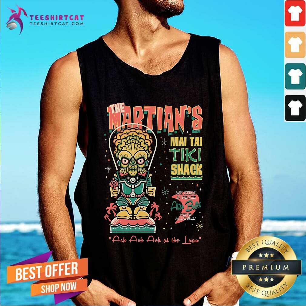 Premium Martians Mai Tai Tiki Shack Tank-top