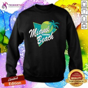Premium Miami Florida Beach Retro Sweatshirt