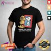 Pretty Garfield Inside You There Are Two Wolves Snoopy T-Shirt