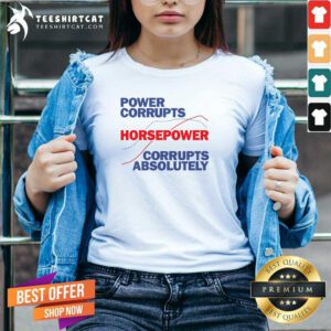 Pretty Power Corrupts Horsepower Lord Action II V-neck