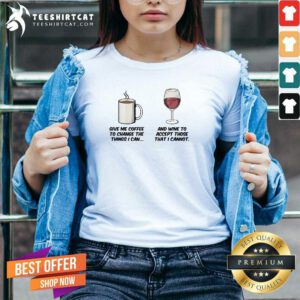 Top Coffee And Wine V-neck