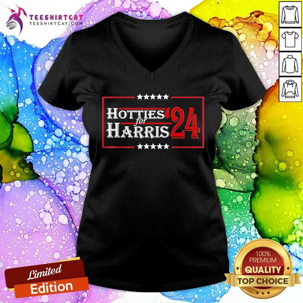 Top Hotties For Kamala Harris '24 V-neck