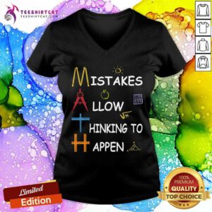 Top Mistakes Allow Thinking To Happen Math V-neck