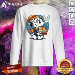 Top Peanuts Snoopy Bookworm Beagle Sweatshirt